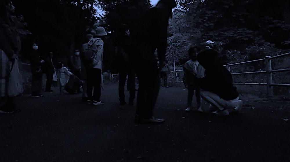 観察地点に到着