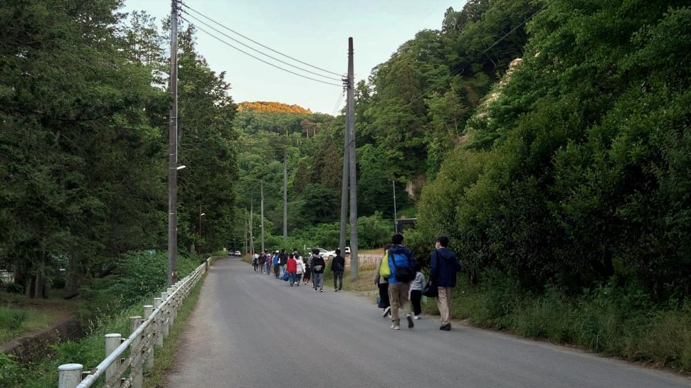 目指すは竜の口沢